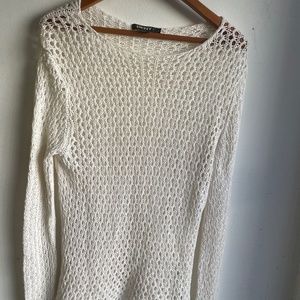 Vintage DKNY 100% Linen Ivory